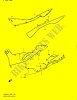ONDERAANKLEDING (AN400AL1 E24) voor Suzuki BURGMAN 400 2012