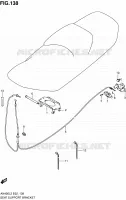 SEAT LOCK voor Suzuki BURGMAN 400 2012