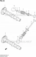NOKKENAS   VALVES voor Suzuki BURGMAN 650 2008