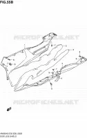ONDERAANKLEDING (MODEL K8) voor Suzuki BURGMAN 650 2008