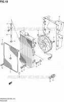 RADIATOR voor Suzuki BURGMAN 650 2008