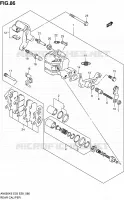 REAR CALIPER (MODEL K6/K7/K8) voor Suzuki BURGMAN 650 2008