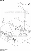 WATERPOMP voor Suzuki BURGMAN 650 2008