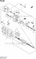 REAR CALIPER (MODEL K6/K7/K8) VERING/REM/WIEL 650 suzuki-motorfietsen BURGMAN 2007 7152094