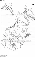 SNELHEIDSMETER PANEL voor Suzuki BURGMAN 650 2007