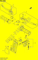 HANDGRIPS   LEVERS (AN650AK9/AL0 E24,E51,P37) voor Suzuki BURGMAN 650 2012