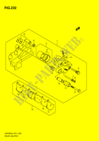 REAR CALIPER (GSF650UL2 E21) voor Suzuki BANDIT 650 2014