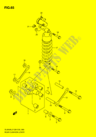 SCHOKBREKER AANEENSCHAKELING (DL650AL2 E28) voor Suzuki V-STROM 650 2012