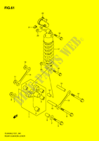SCHOKBREKER AANEENSCHAKELING (DL650AUEL2 E21) voor Suzuki V-STROM 650 2012