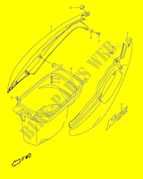 ACHTER KUIP  (MODELE K1) voor Suzuki KATANA 50 2001