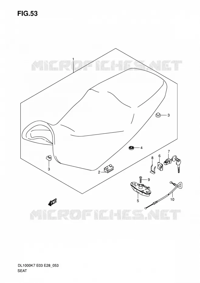 SEAT Suzuki MOTO 1000 V-STROM 2007  DL1000 K7 (E03,E28,E33)