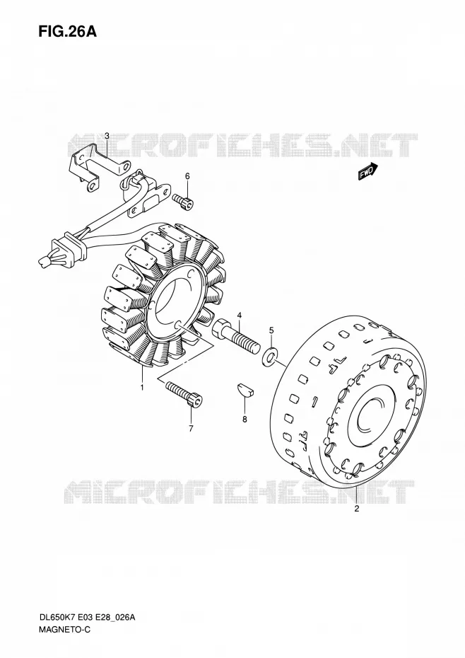 ONTSTEKING (MODEL K8/K9/L0) Suzuki MOTO 650 V-STROM 2010  DL650 L0 (E03,E28,E33)