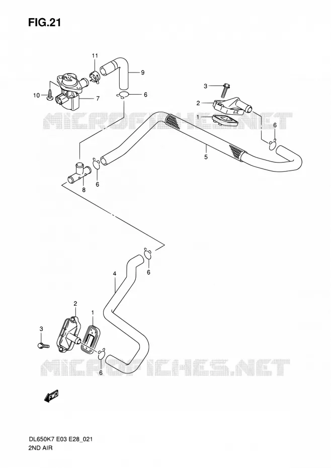 ANTI VERVUILINGS SYSTEM Suzuki MOTO 650 V-STROM 2009  DL650A K9 (E03,E28,E33)