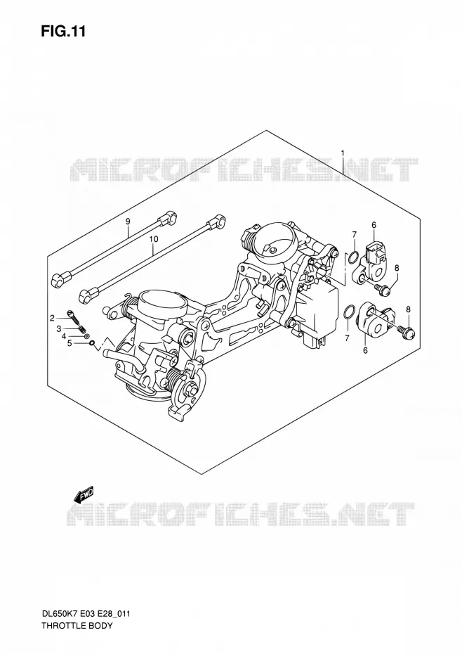 GASKLEPHUIS Suzuki MOTO 650 V-STROM 2009  DL650A K9 (E03,E28,E33)