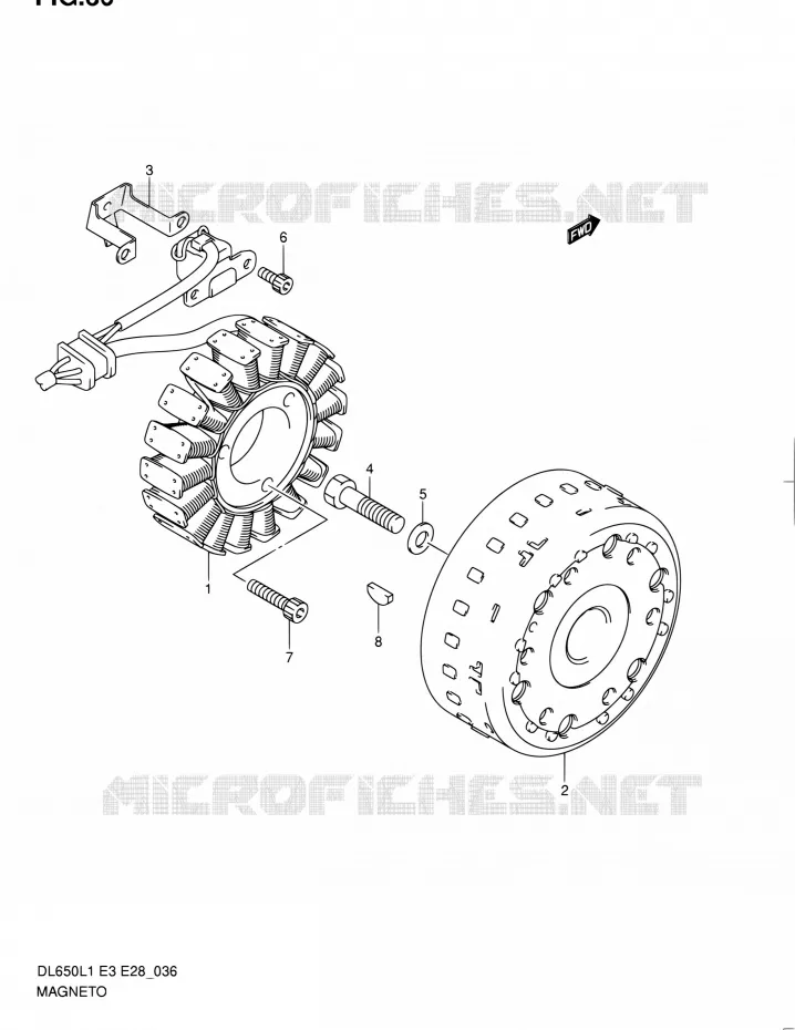 ONTSTEKING Suzuki MOTO 650 V-STROM 2011  DL650A L1 (E03,E28,E33)