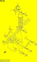 SCHOKBREKER AANEENSCHAKELING (DL650AL3 E28) voor Suzuki V-STROM 650 2013