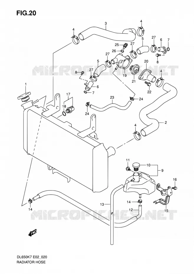 ACCU BOX - TOOLS Suzuki MOTO 650 V-STROM 2012  DL650AUE L2 (E21)