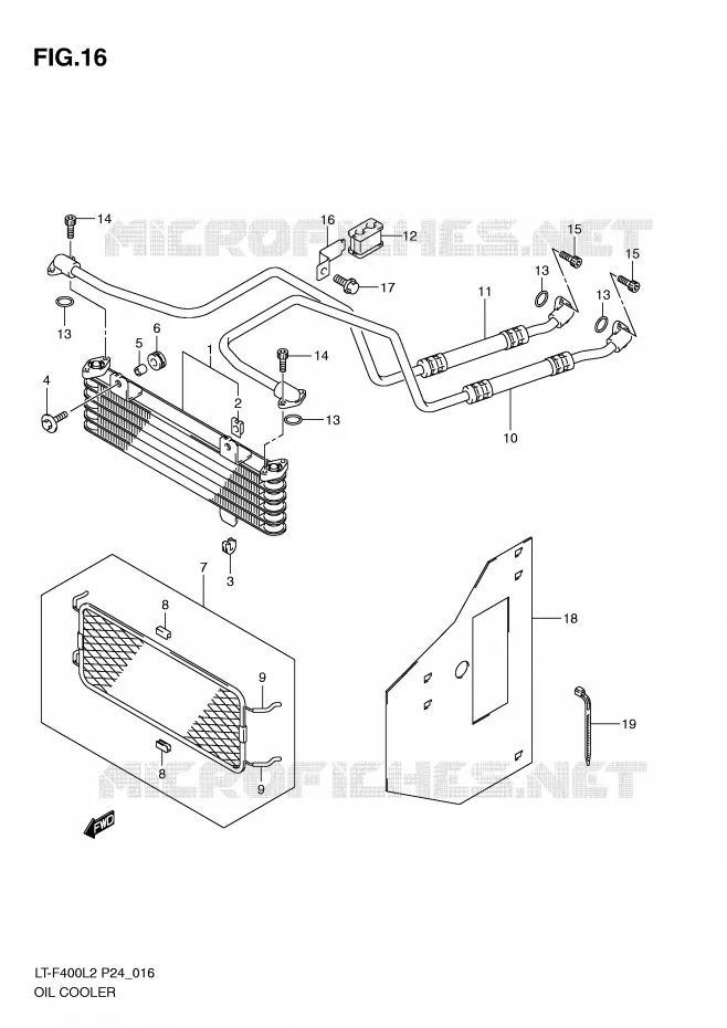 OLIE KOELER Suzuki QUAD 400 KINGQUAD 2012  LT-F400L2(P24)