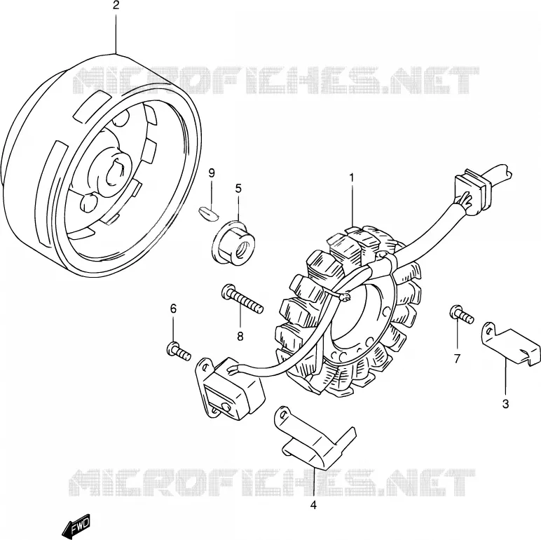 ONTSTEKING Suzuki MOTO 250 DR-Z 2003  DR-Z250 K3 (E03,E28,E33)
