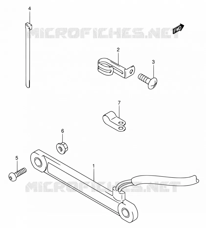 ACHTERLICHT Suzuki MOTO 400 DR-Z 2000  DR-Z400 Y (E03,E28,E33)