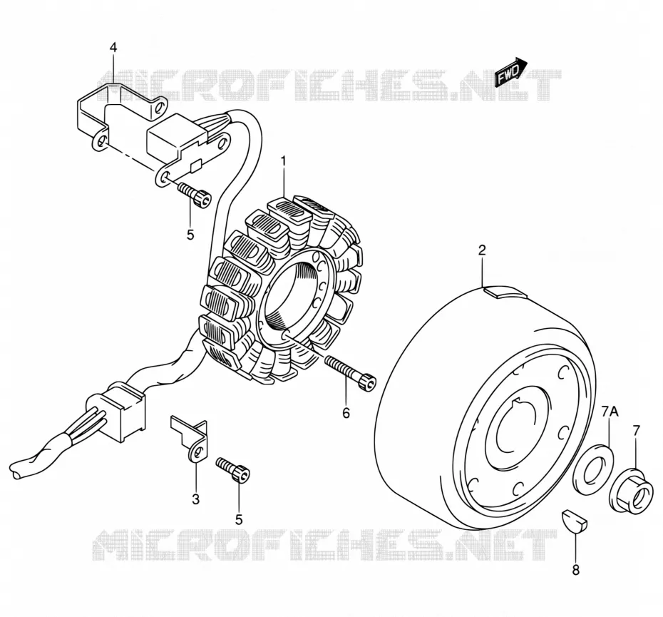ONTSTEKING (DR-Z400EY/EK1/EK2/EK3/EK4) Suzuki MOTO 400 DR-Z 2003  DR-Z400E K3 (E03,E28,E33)