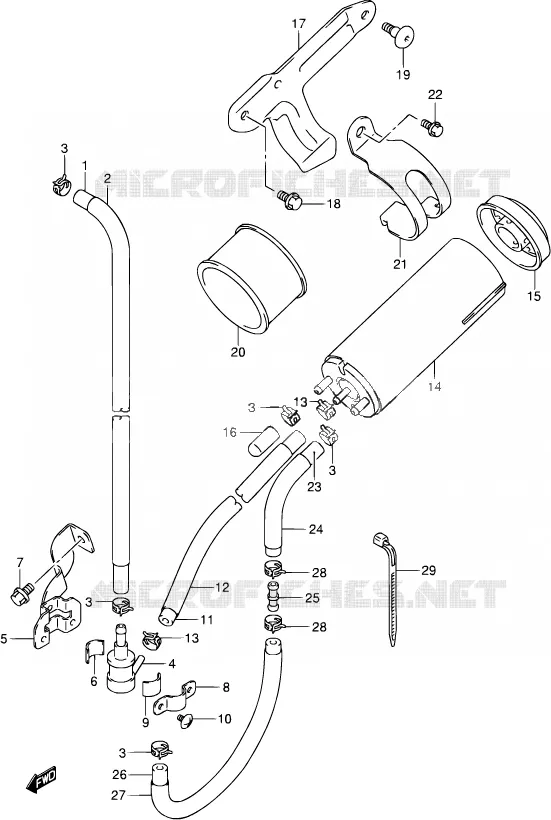 STARTMOTOR Suzuki MOTO 400 DR-Z 2003  DR-Z400S K3 (E03,E28,E33)