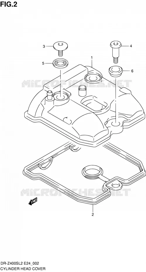 KLEPPENDEKSEL Suzuki MOTO 400 DR-Z 2012  DR-Z400S L2 (E24)