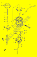 CARBURATOR (MODELE V/W/X/Y) voor Suzuki DR 125 1997