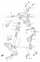 STUURPEN (MODELE V/W/X/Y) voor Suzuki DR 125 1997