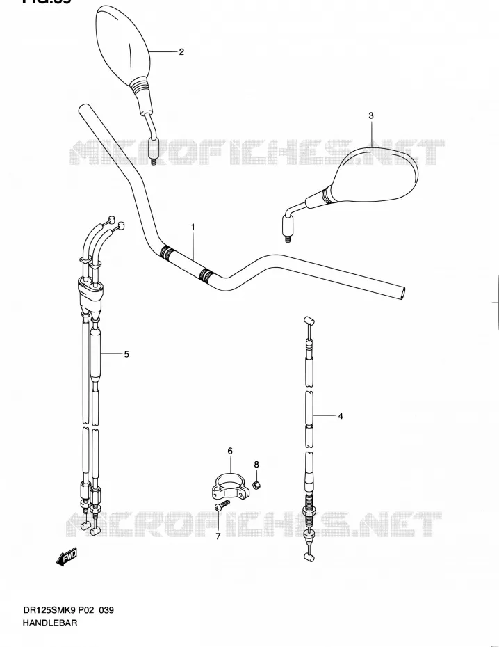 STUUR Suzuki MOTO 125 DR 2012  DR125SML0(E19)