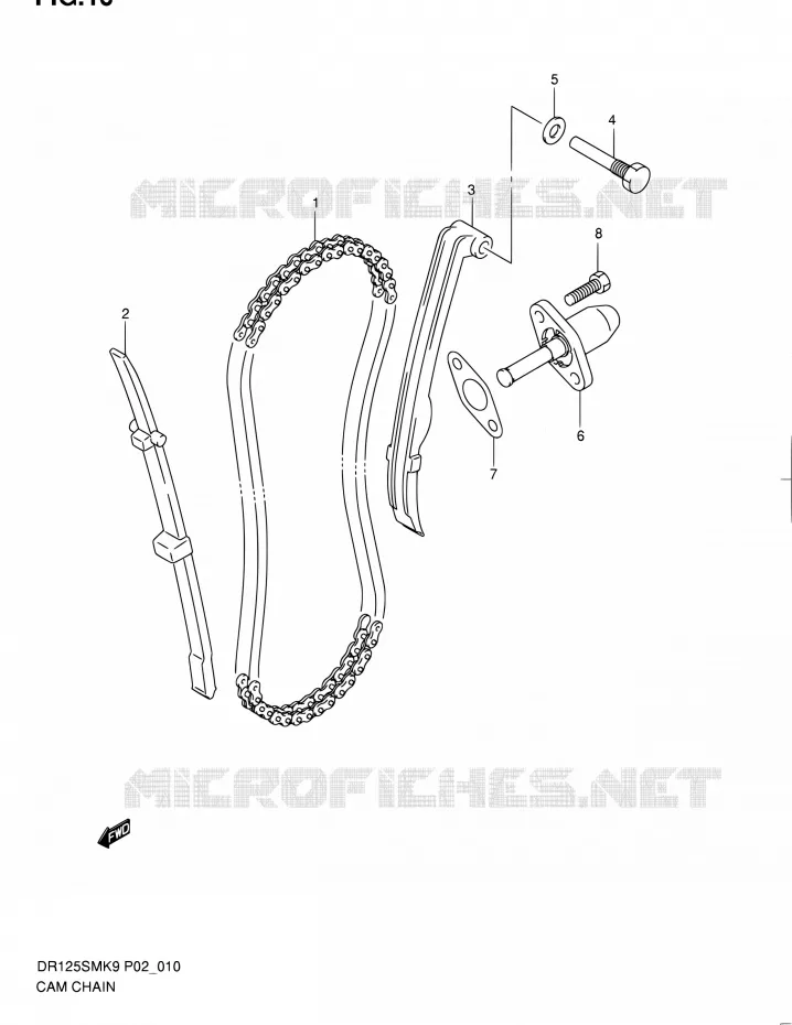 TIMING Suzuki MOTO 125 DR 2010  DR125SML0(E19)