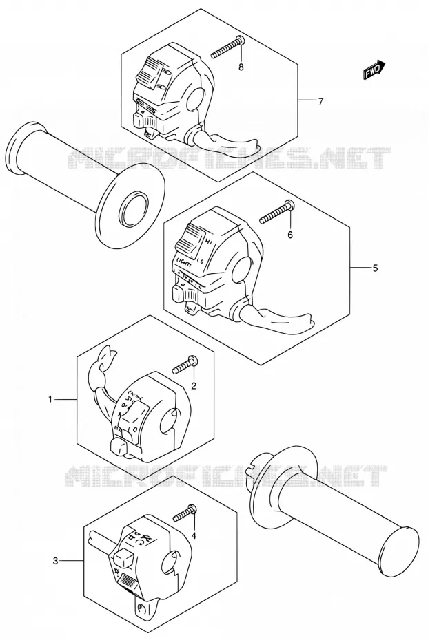SCHAKELAARS Suzuki MOTO 200 DR 2005  DR200SE K5 (E06,E24)