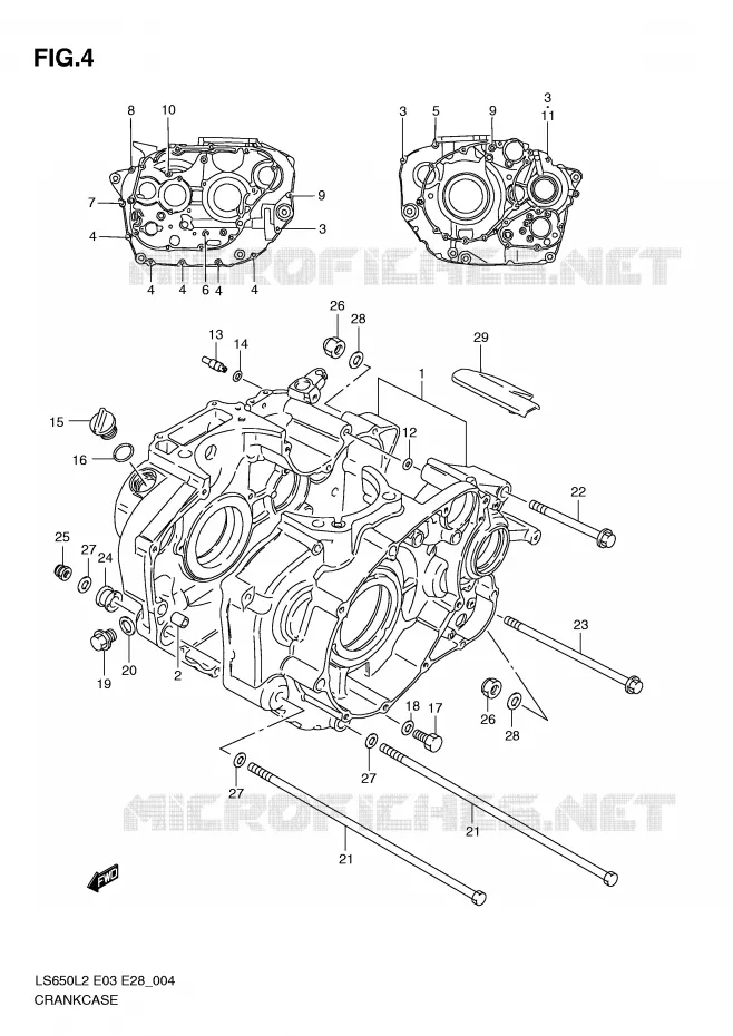 CASING Suzuki MOTO 650 BOULEVARD 2012  LS650L2(E03)