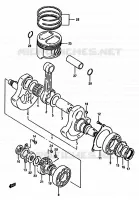 KRUKAS voor Suzuki DR 600 1988