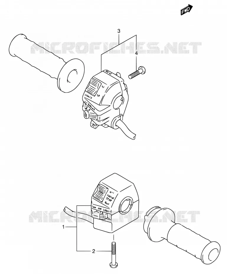 SCHAKELAARS (MODELE M/N/P/R/S) Suzuki MOTO 650 DR 1993  DR650RSE P/DR650RSEU P