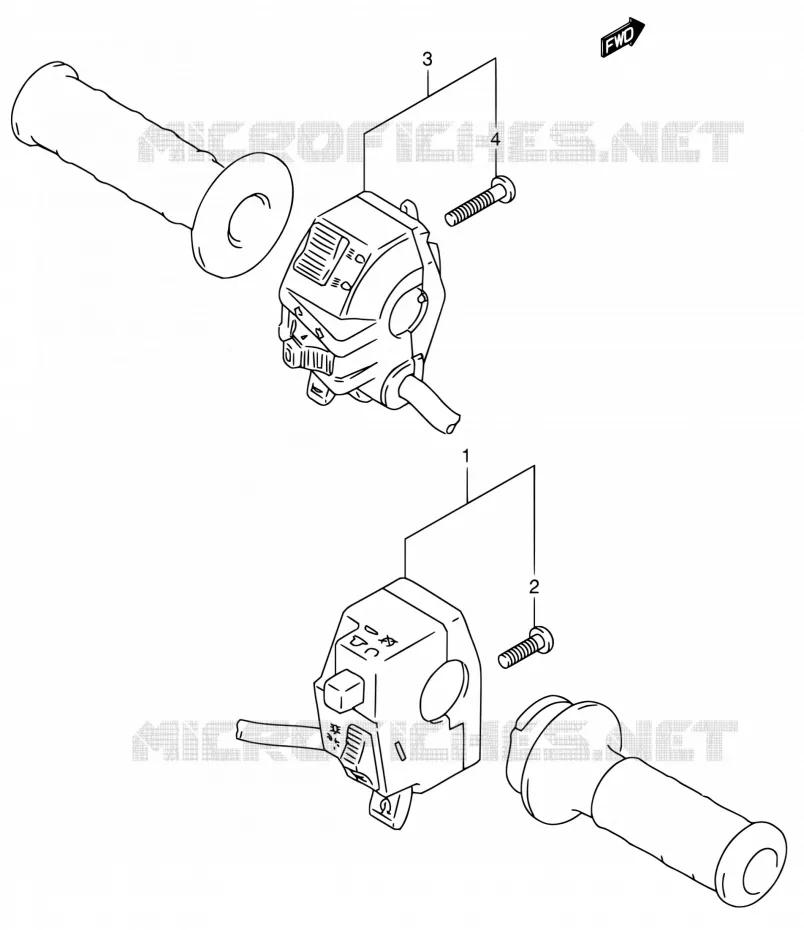 SCHAKELAARS (MODELE T) Suzuki MOTO 650 DR 1996  DR650RSE T/DR650RSEU T