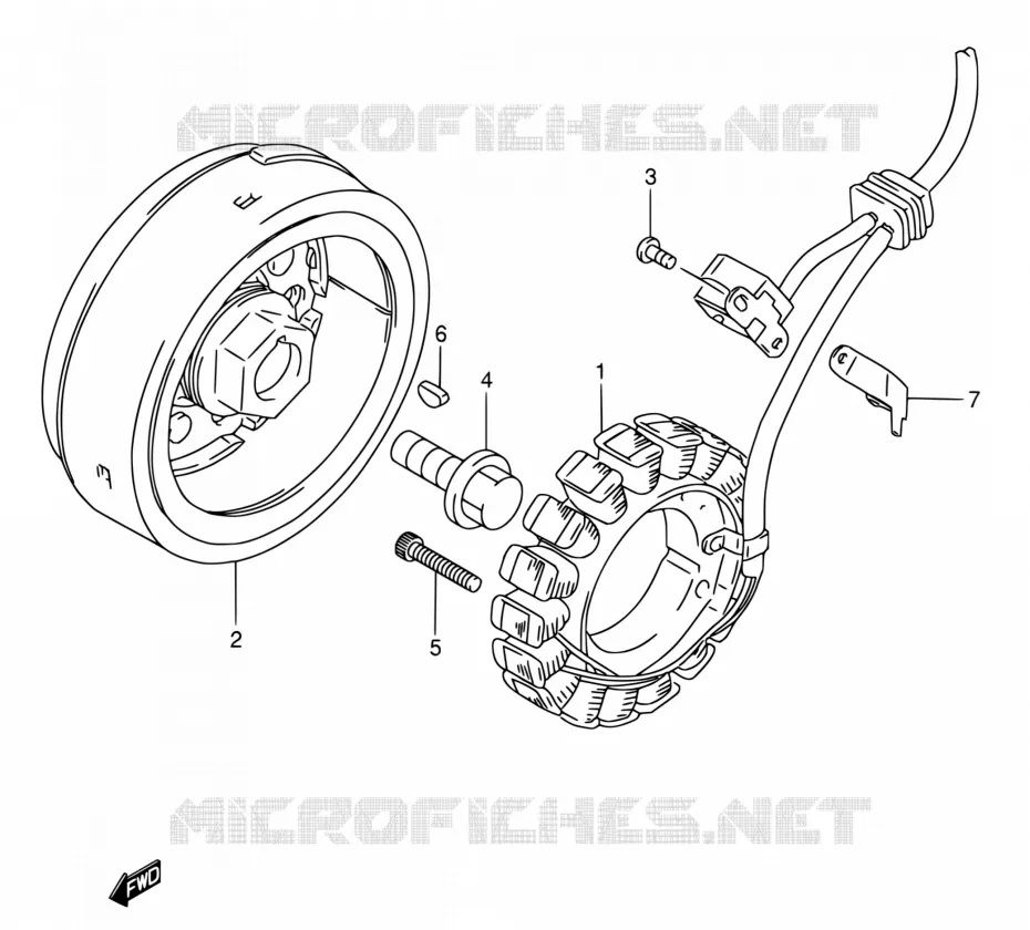 ONTSTEKING Suzuki MOTO 650 DR 2004  DR650SE K4 (E03,E28,E33)