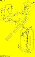 ACHTER HOOFDREMCILINDER (GSF1250SAL2 E24) voor Suzuki BANDIT 1250 2012