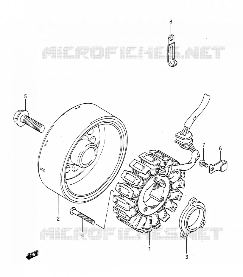 ALTERNATOR Suzuki MOTO 400 BANDIT 1991  GSF400 M (E03,E28,E33)