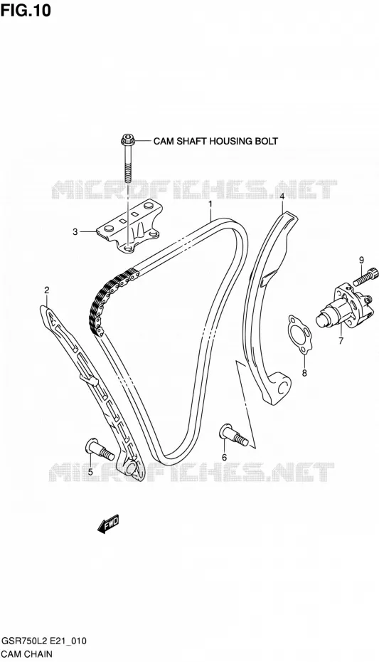 TIMING Suzuki MOTO 750 GSR 2012  GSR750L2(E24)