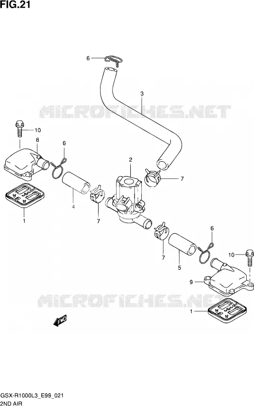 ANTI VERVUILINGS SYSTEM Suzuki MOTO 1000 GSX-R 2013  GSX-R1000 L3 (E99)