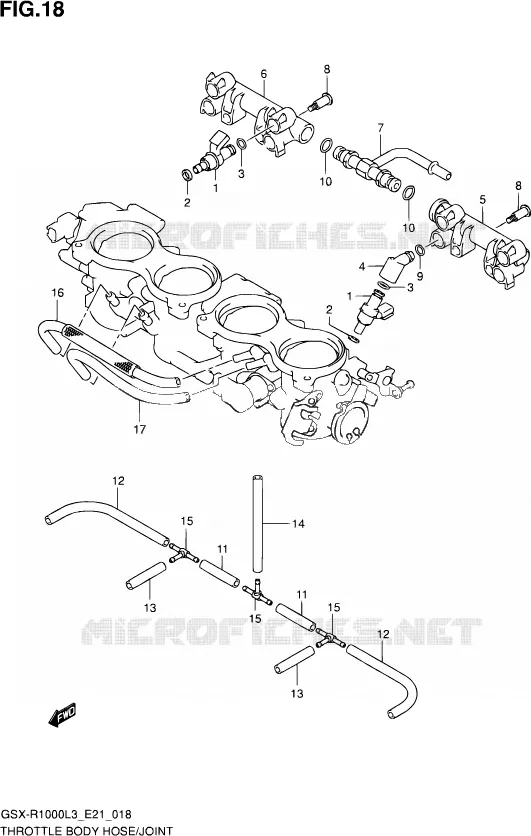 GASKLEPHUIS (GSX-R1000L3 E21) Suzuki MOTO 1000 GSX-R 2013  GSX-R1000 L3/GSX-R1000Z L3 (E24)
