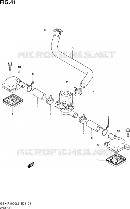 ANTI VERVUILINGS SYSTEM Suzuki MOTO 1000 GSX-R 2013  GSX-R1000UF L3 (E21)