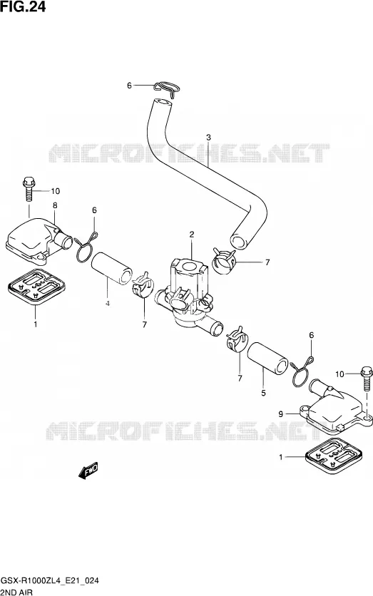 ANTI VERVUILINGS SYSTEM Suzuki MOTO 1000 GSX-R 2014  GSX-R1000Z L4 (E21)