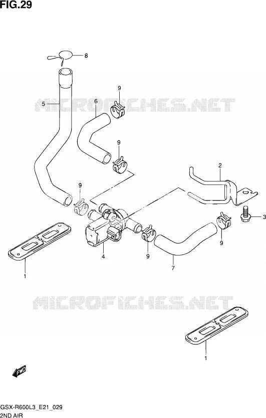 ANTI VERVUILINGS SYSTEM Suzuki MOTO 600 GSX-R 2013  GSX-R600 L3 (E21)