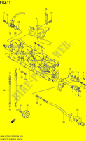 GASKLEPHUIS (MODELE Y) voor Suzuki GSX-R 750 2001