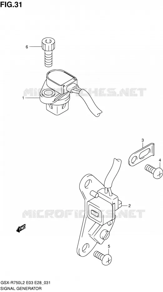 ALTERNATOR Suzuki MOTO 750 GSX-R 2012  GSX-R750L2(E03,E28,E33)