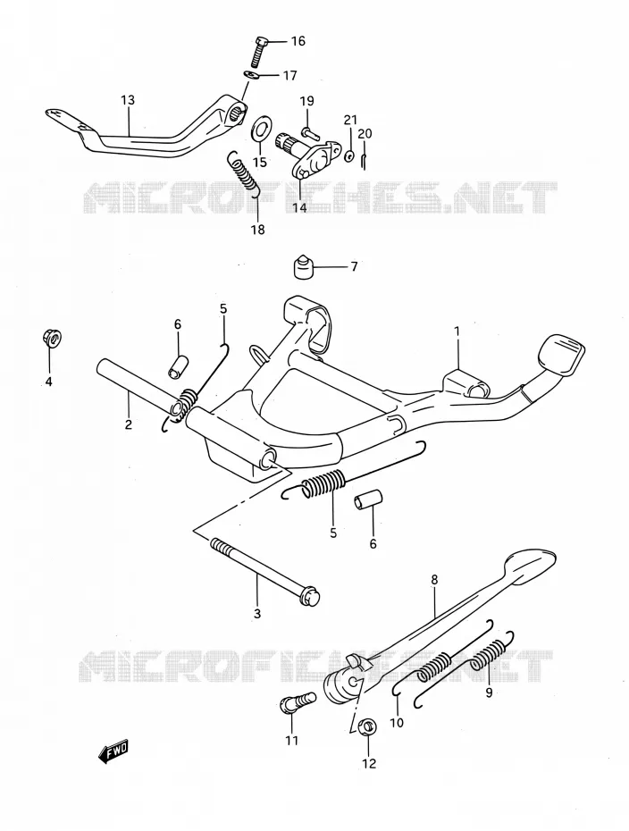 STAND Suzuki MOTO 1100 GSX-F 1990  GSX1100F L (E03,E28,E33)