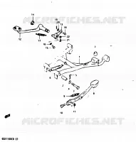 STAND (E16, E18, E22, E26) voor Suzuki GSX 1100 1983