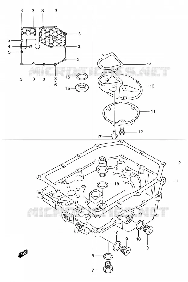 SUMP Suzuki MOTO 1200 GSX 2001  GSX1200K1